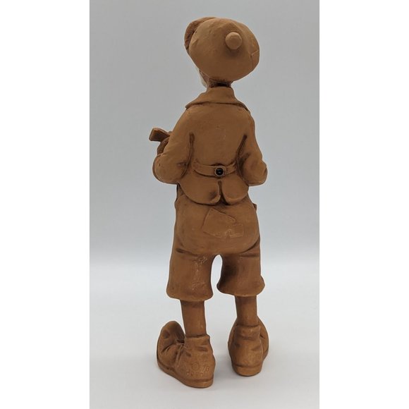 Vintage 1978 Andreoli Clown Poly-resin Figurine 10” Playing Guitar Circus Art - Picture 11 of 15